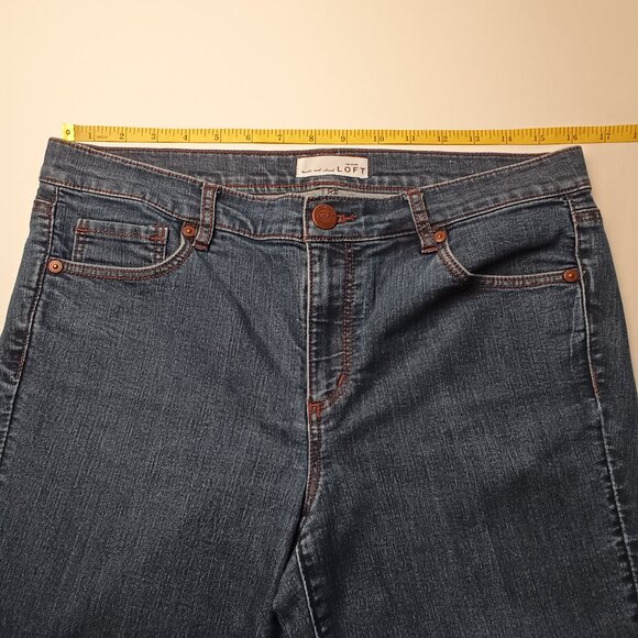 Loft Jeans Size 30/10 Modern Skinny Mid Rise Medium Wash - Picture 6 of 9
